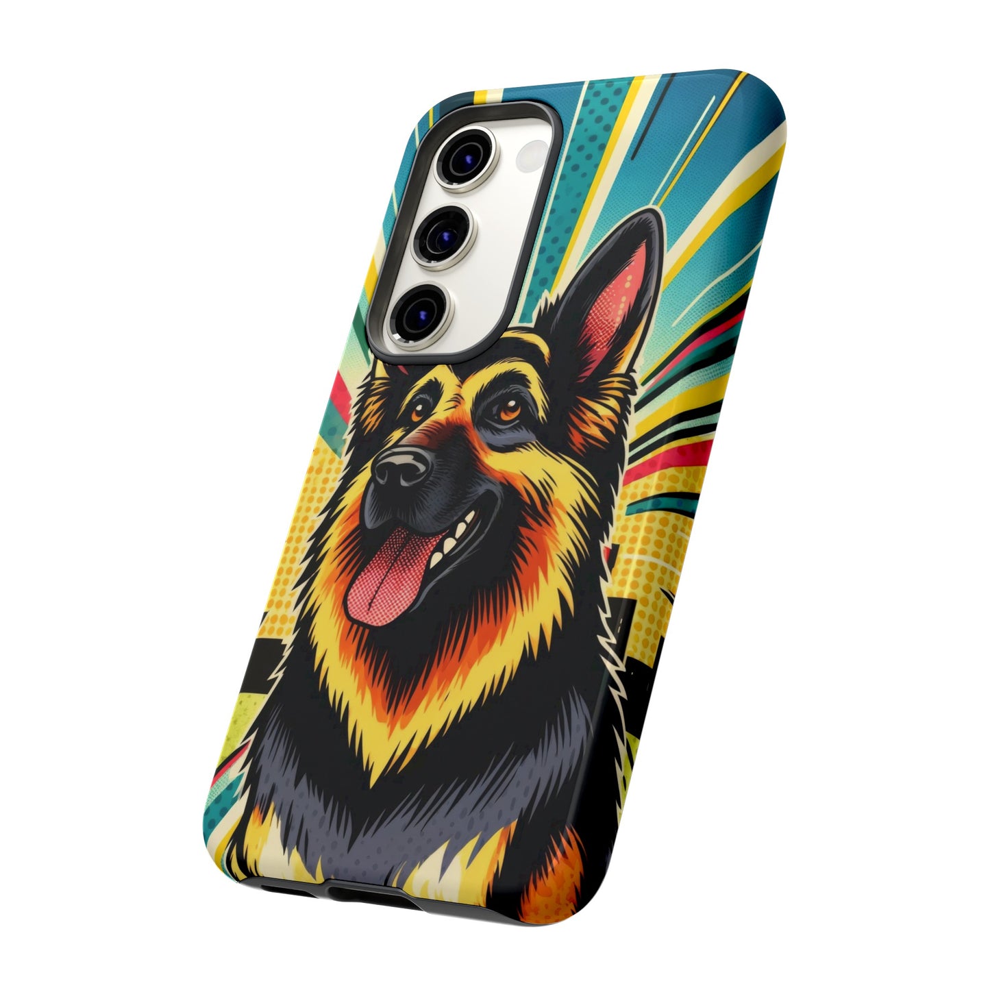 Comic style German Shepherd Phone Case