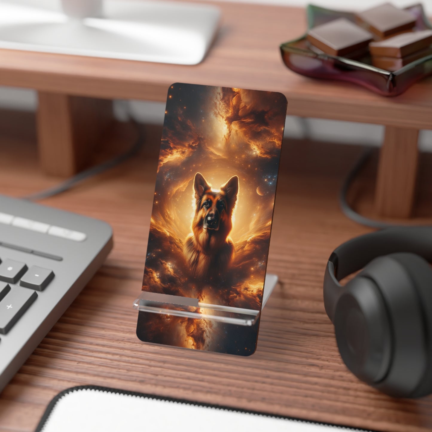 Star German Shepherd Smartphone Stand