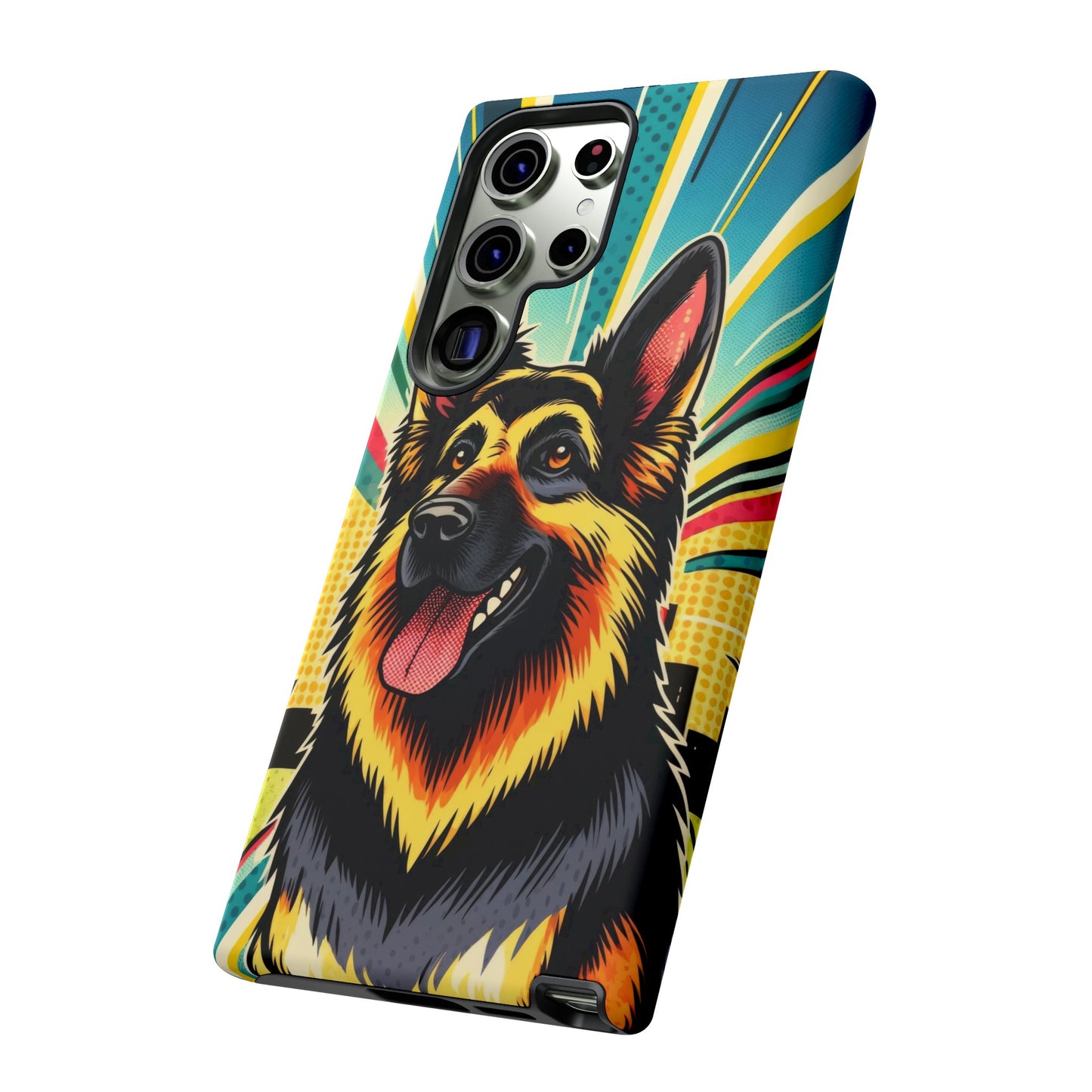 Comic style German Shepherd Phone Case