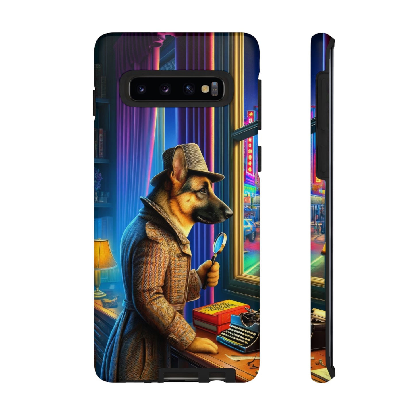 German Shepherd Detective Phone Case