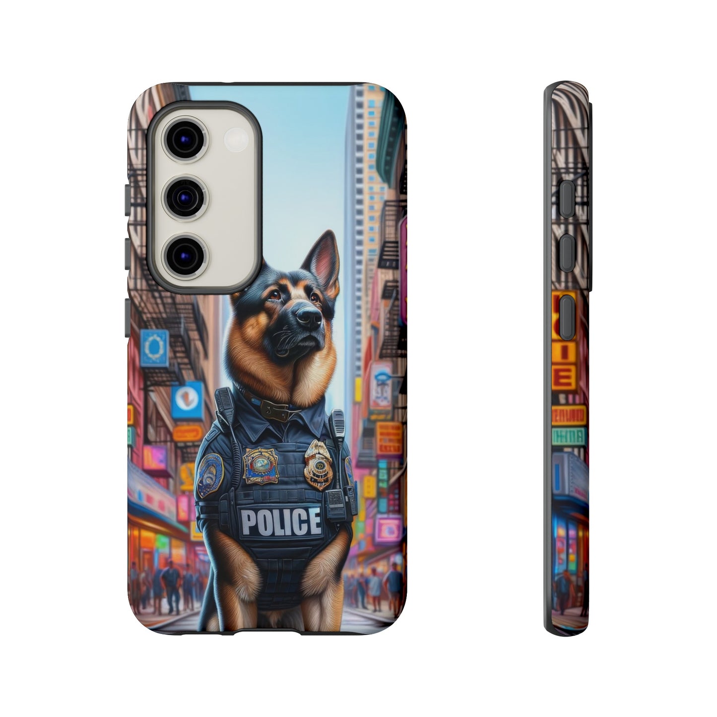 German Shepherd Police Officer Phone Case