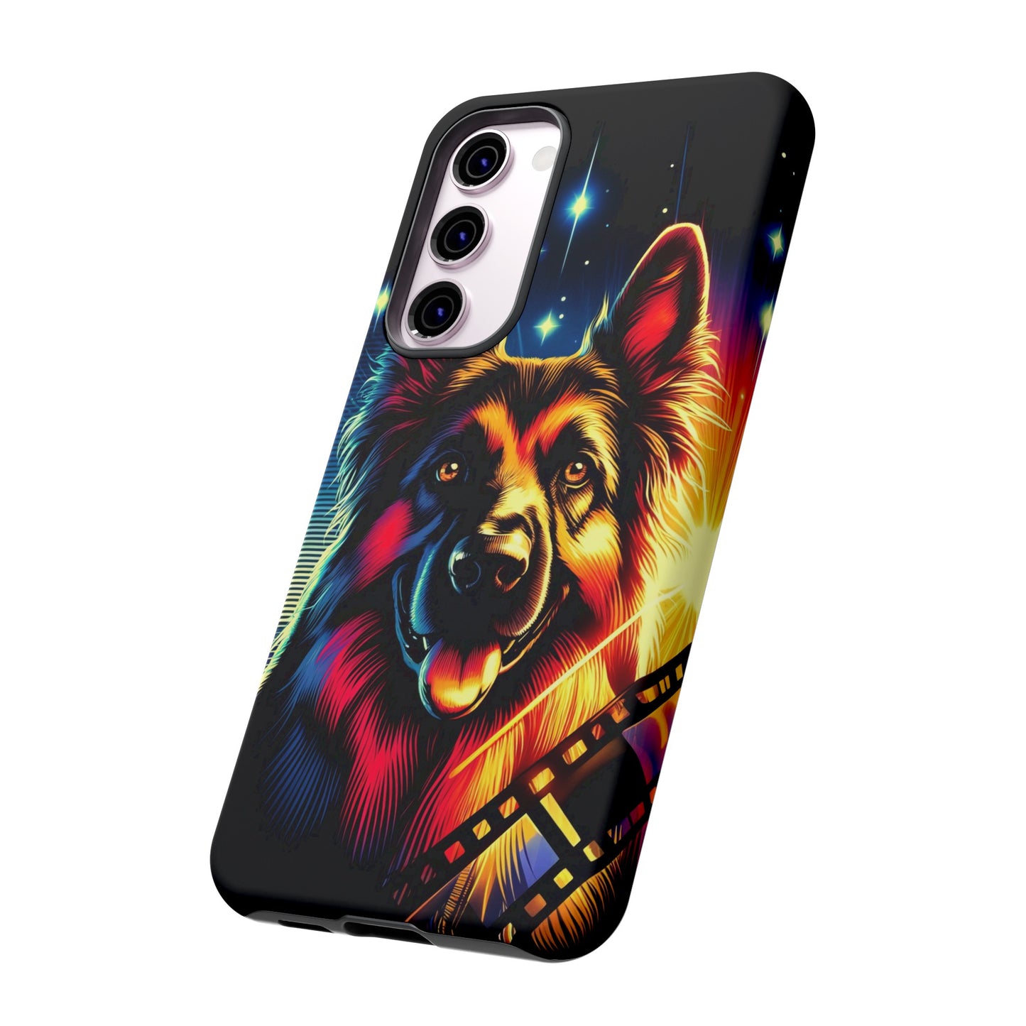 Comic book style German Shepherd Phone Case