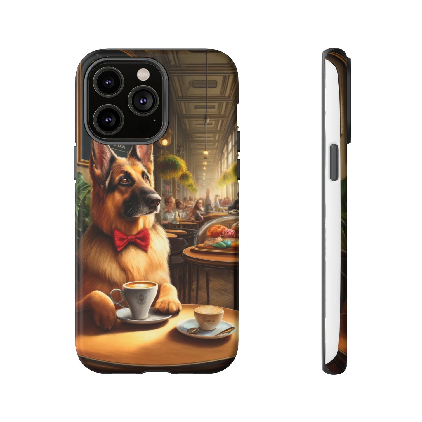 German Shepherd Drinking Phone Case