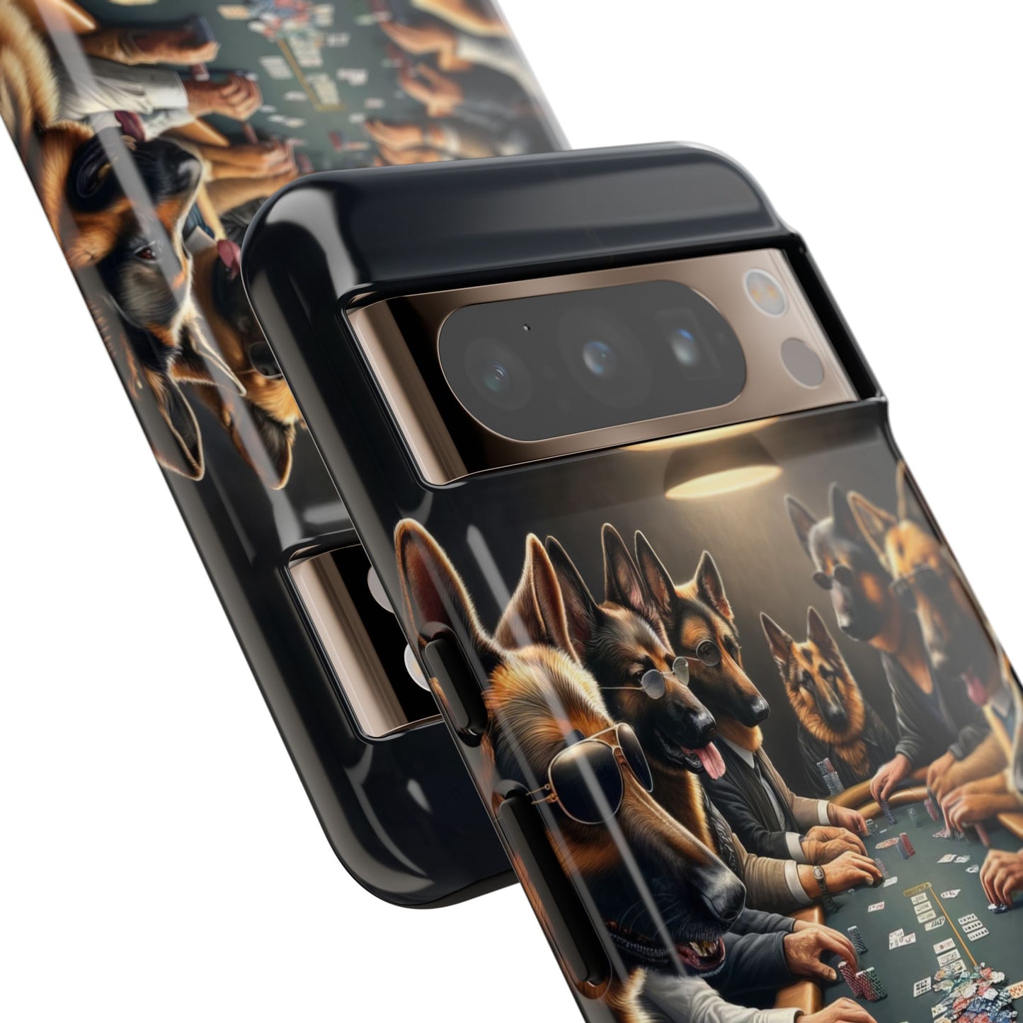 German Shepherds Playing Poker Tough Phone Case