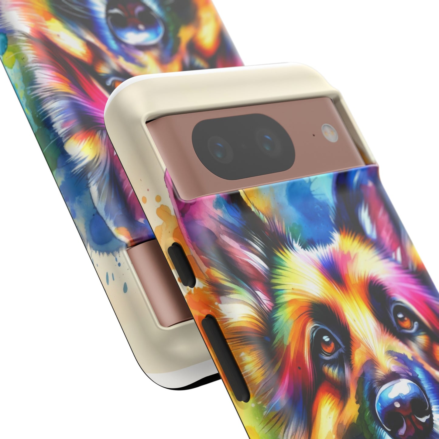 German Shepherd in Watercolor Tough Phone Case