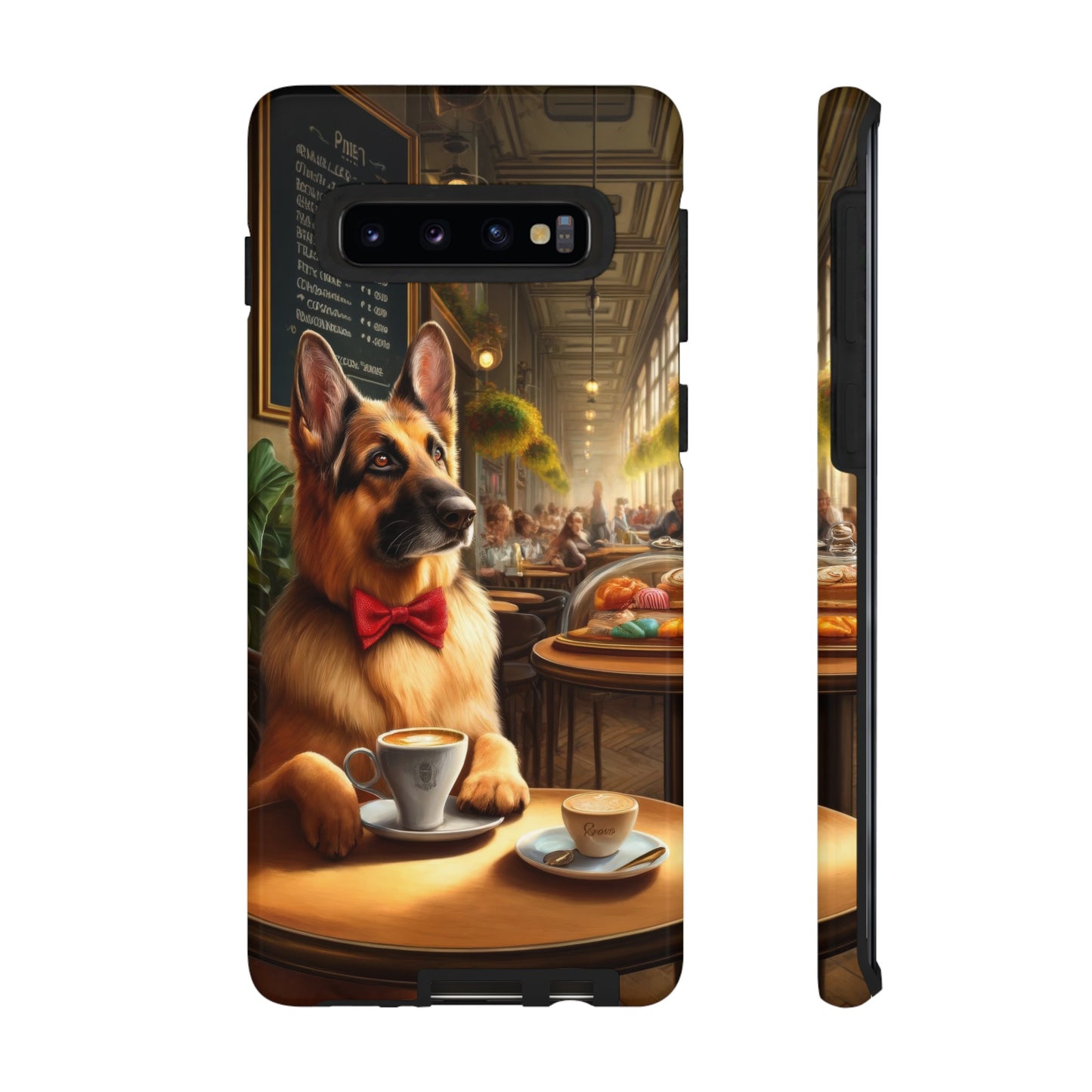 German Shepherd Drinking Phone Case