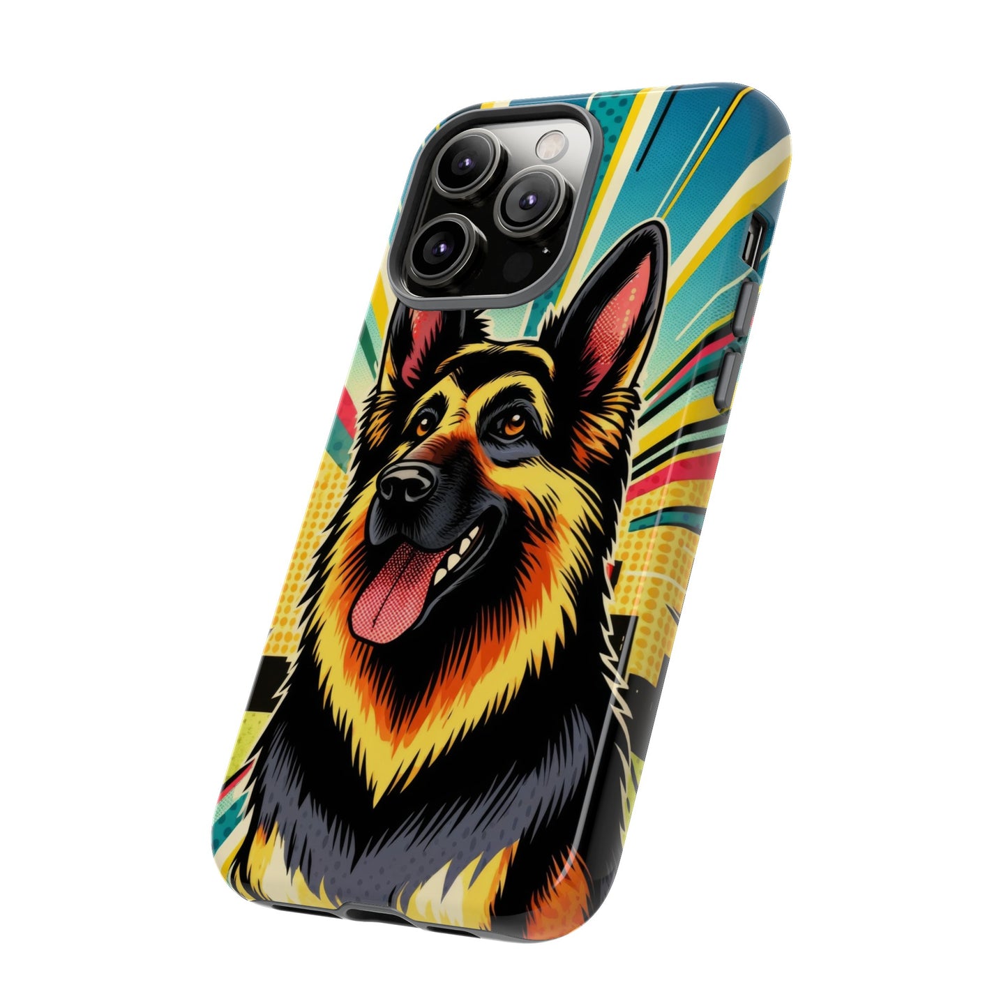 Comic style German Shepherd Phone Case