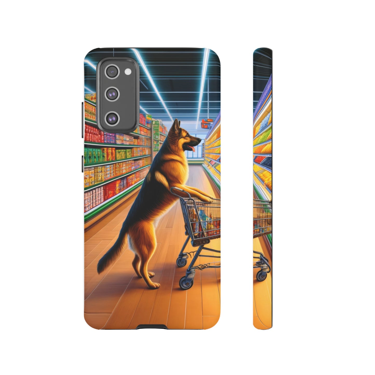 German Shepherd Shopping Phone Case