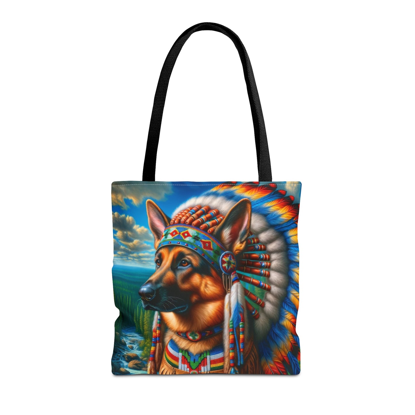 German Shepherd Indian Scented Tote Bag