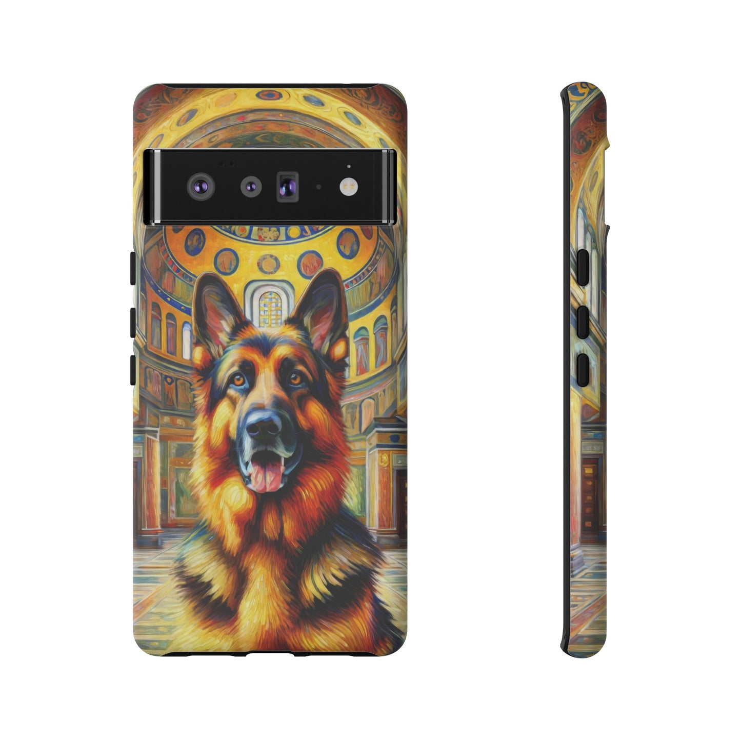 Neo-impressionist German Shepherd Phone Case