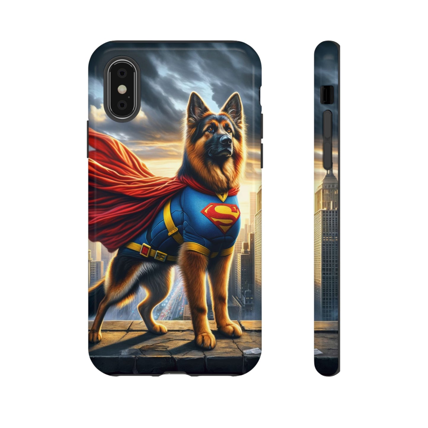 German Shepherd Superhero Phone Case