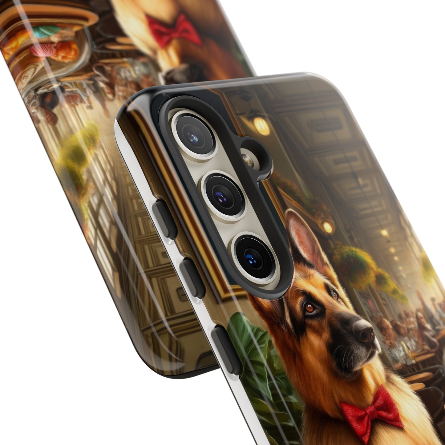 German Shepherd Drinking Phone Case