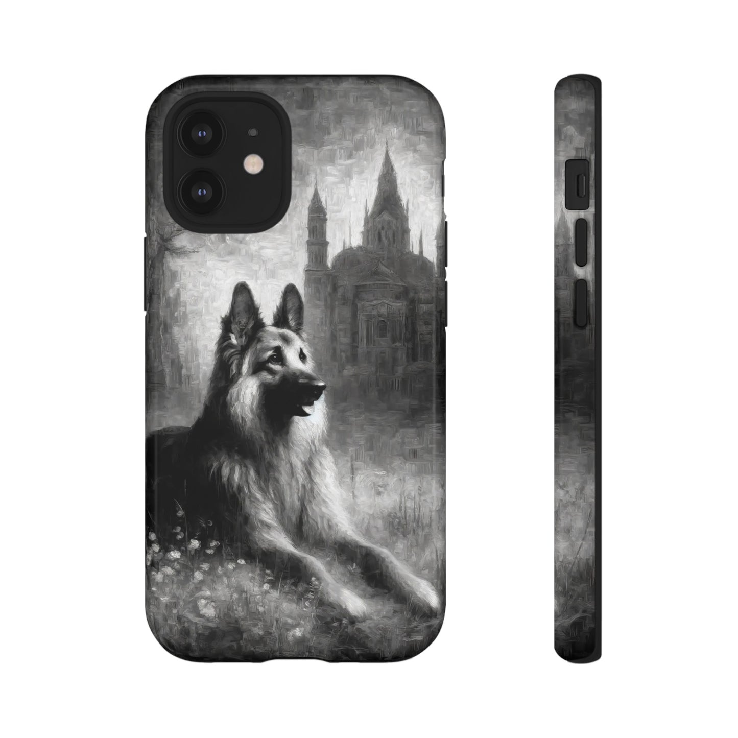 Neo-impressionism German Shepherd Phone Case