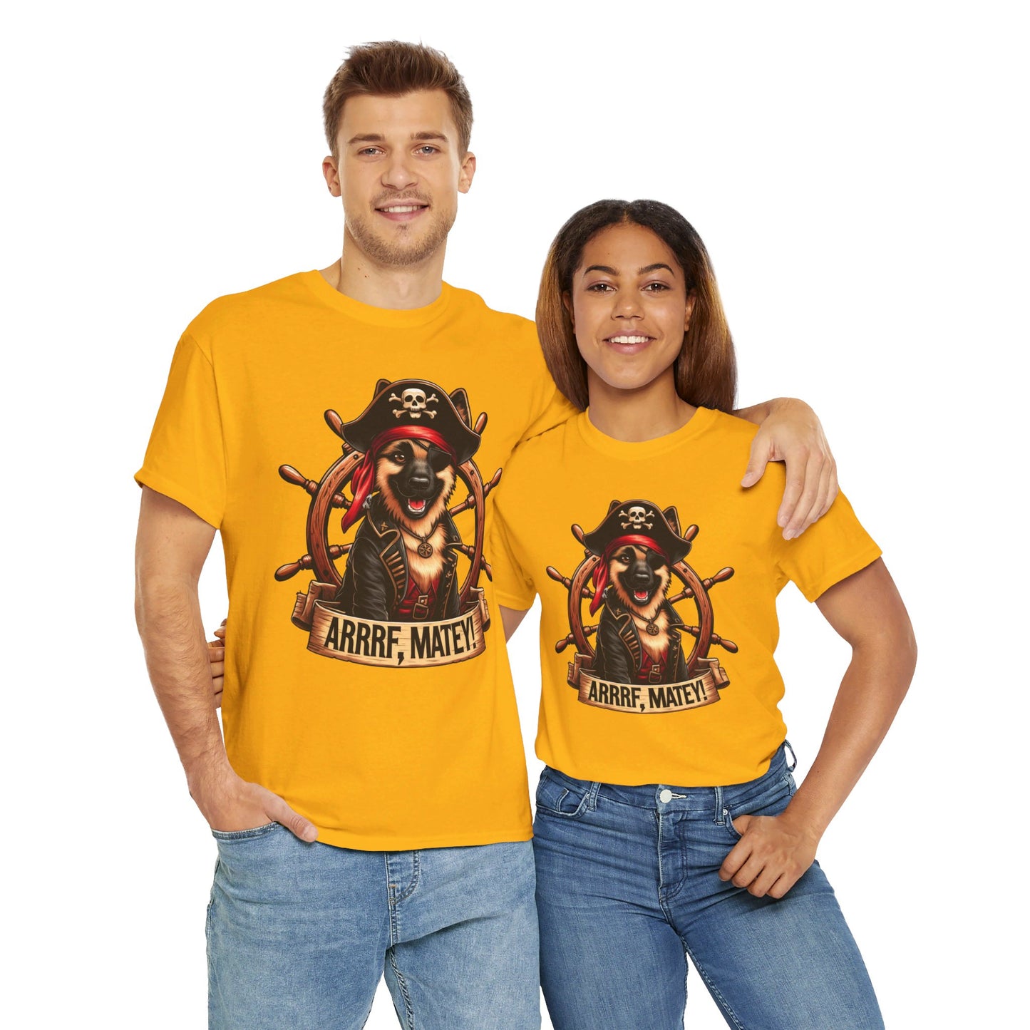 ARRRF, Matey T-Shirt (13 colors) (German Shepherd)