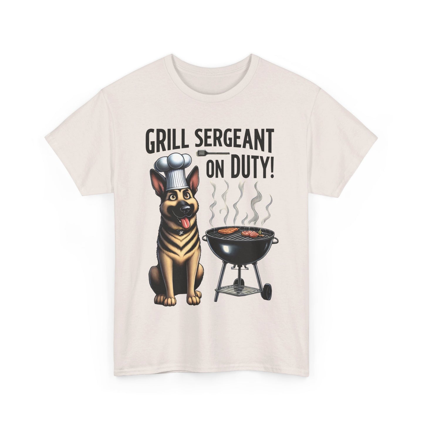 Grill Sergeant T-Shirt (13 colors) (German Shepherd)