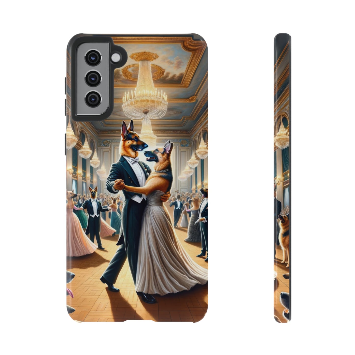 Dancing German Shepherds Tough Phone Case