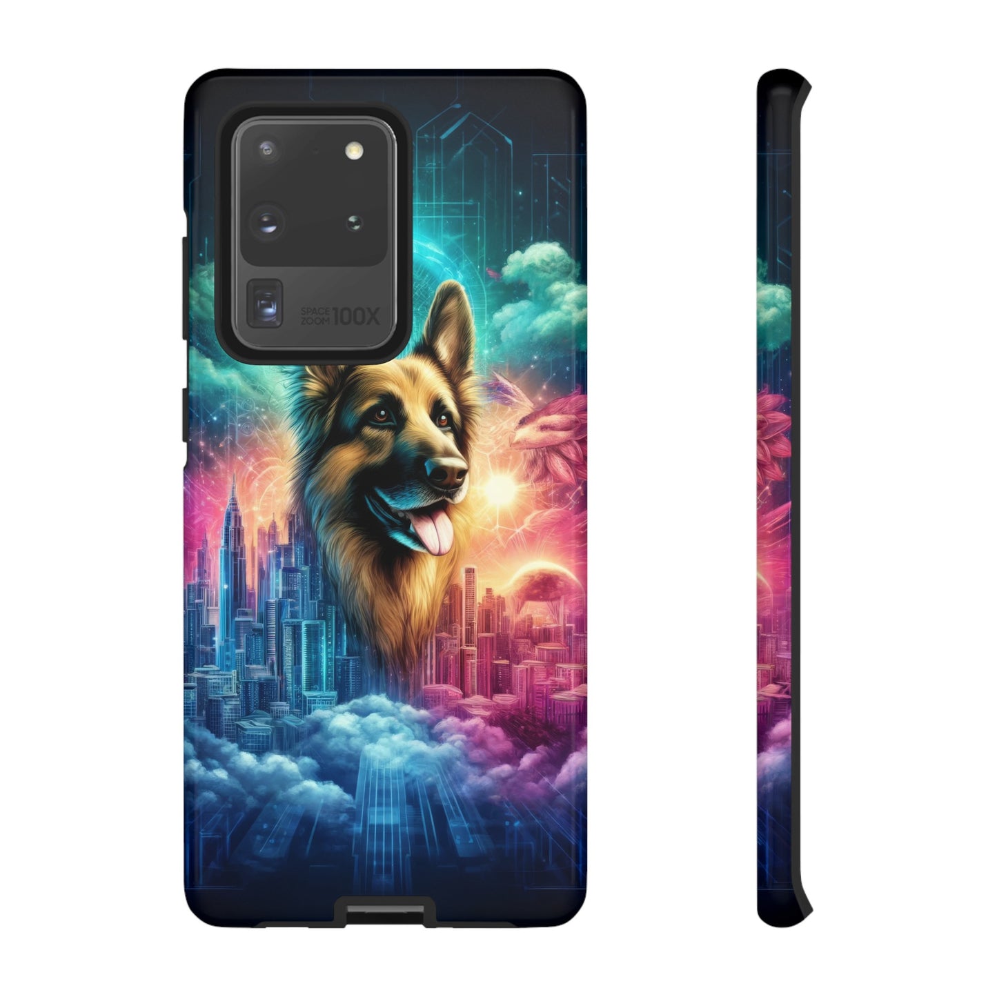 Dreamy fantasy German Shepherd Phone Case