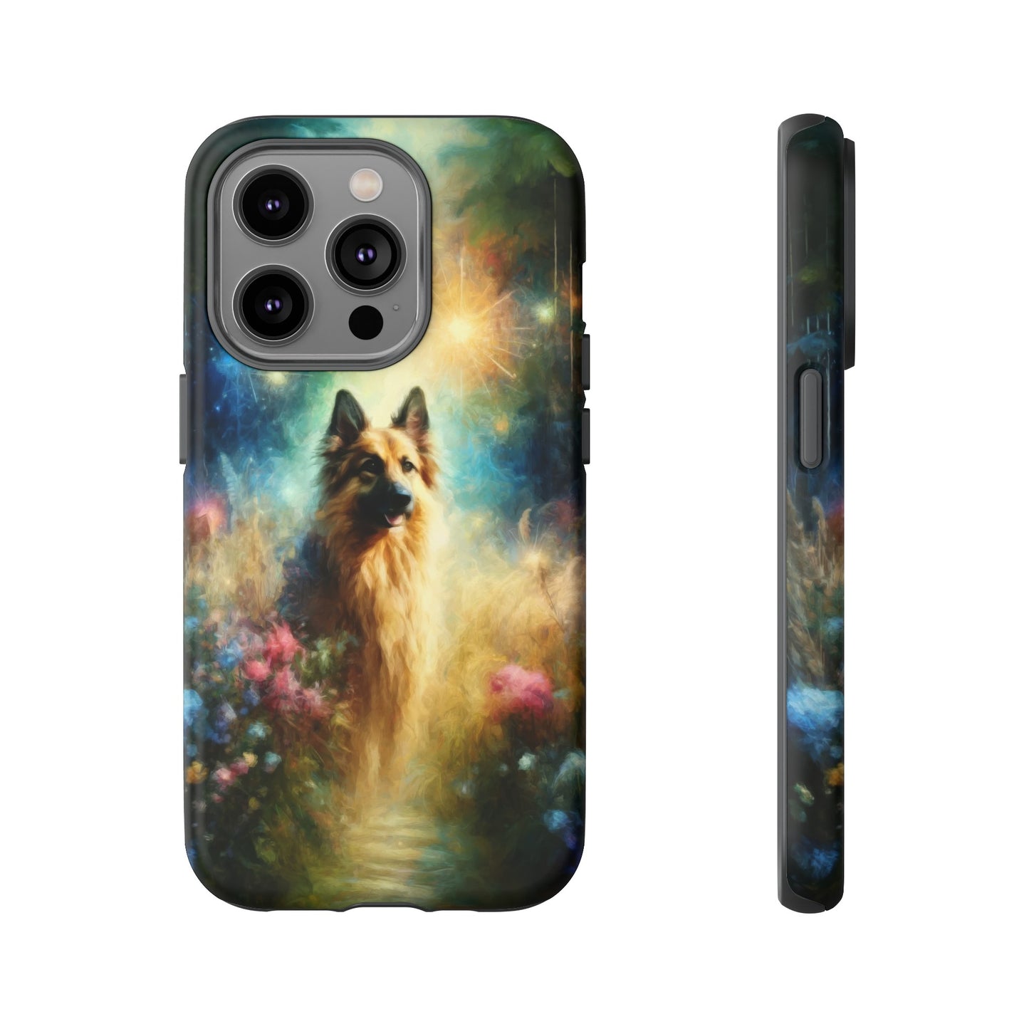 Fairy tale and impressionism German Shepherd Phone Case