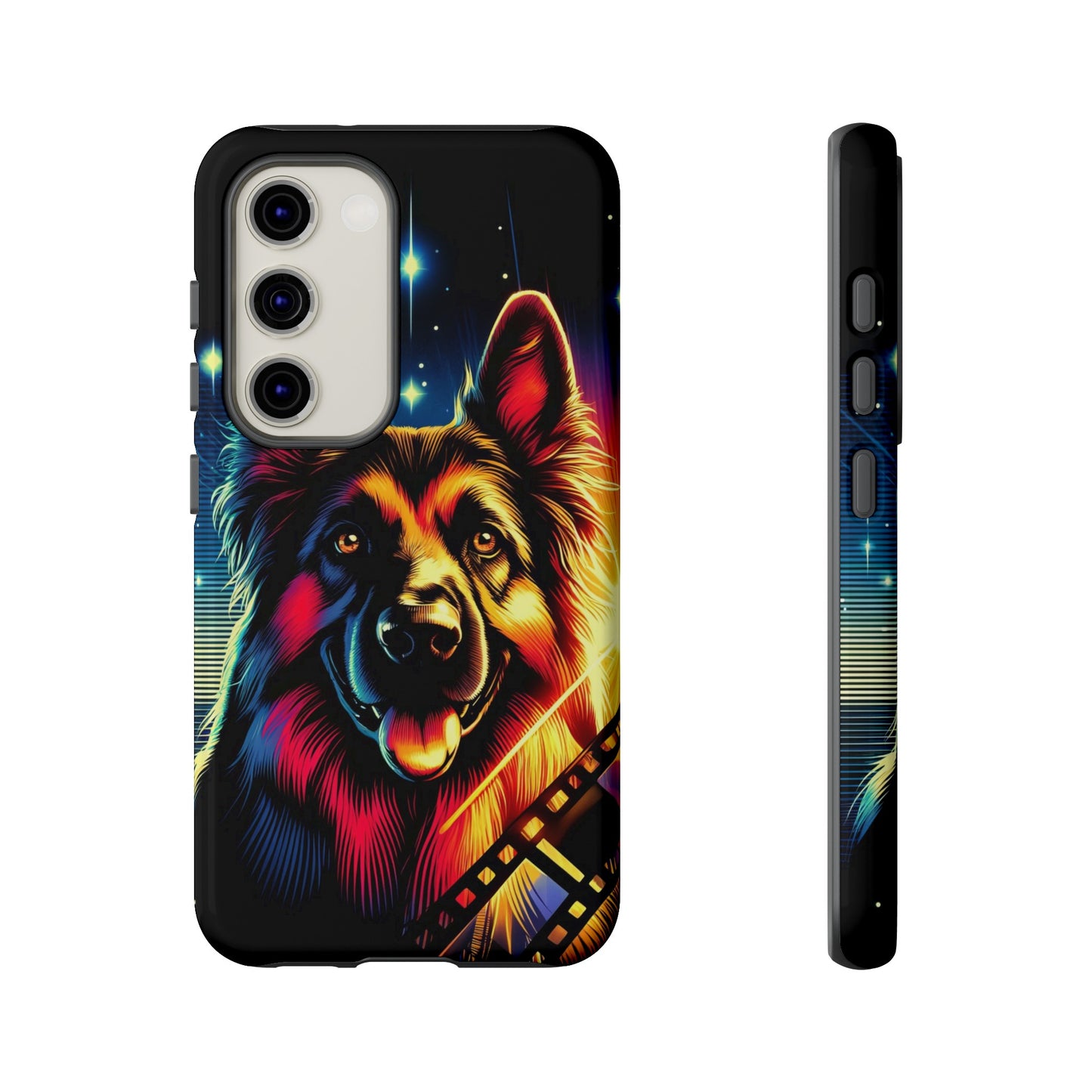 Comic book style German Shepherd Phone Case