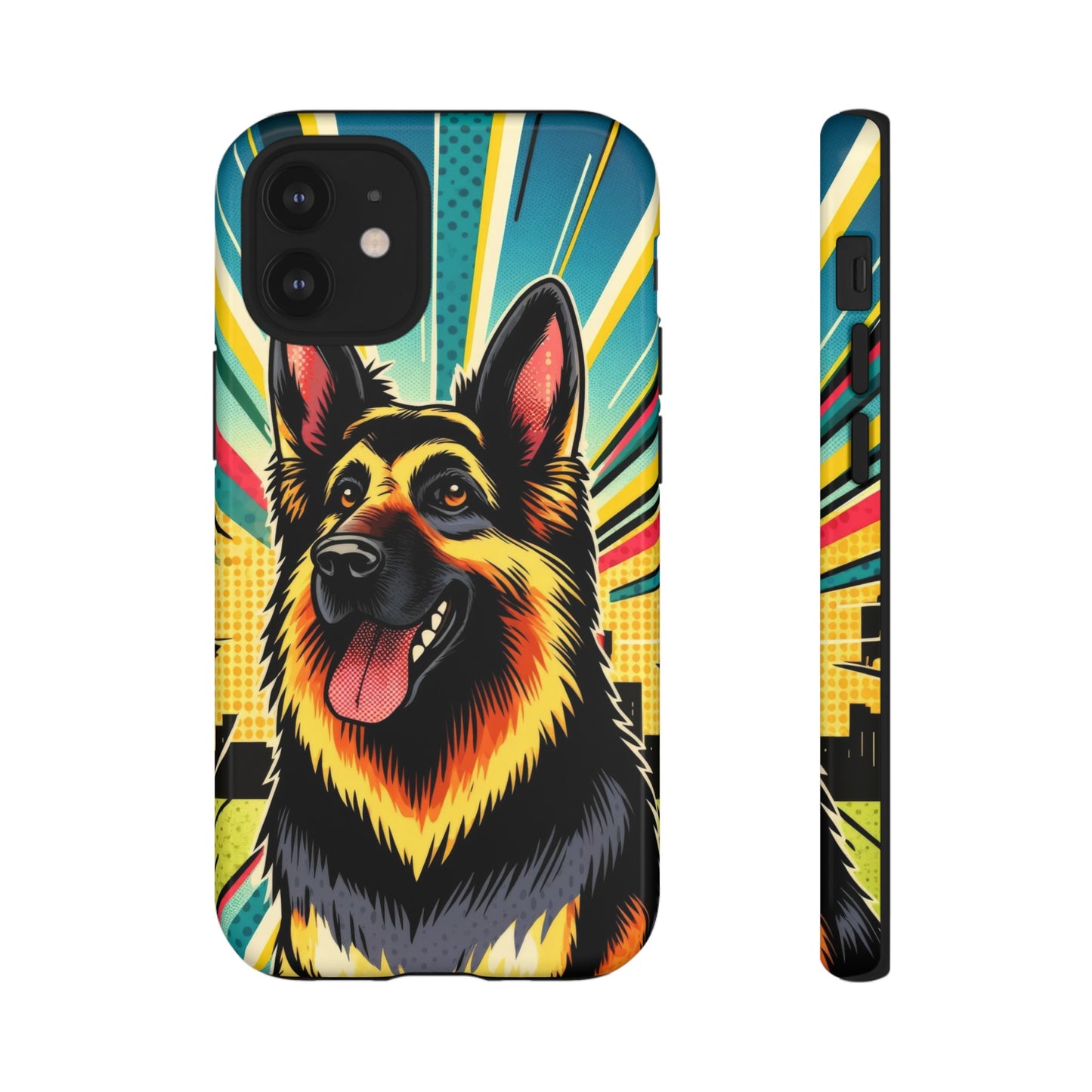 Comic style German Shepherd Phone Case