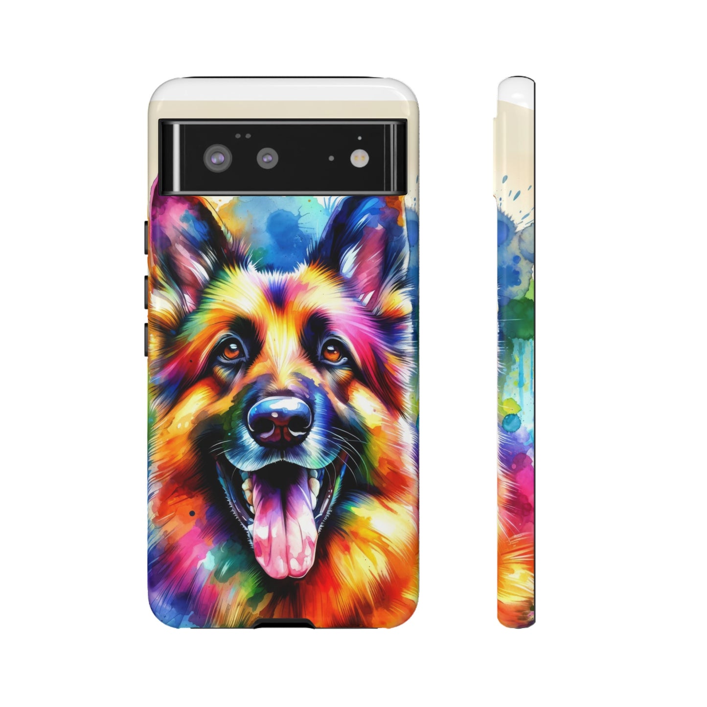 German Shepherd in Watercolor Tough Phone Case