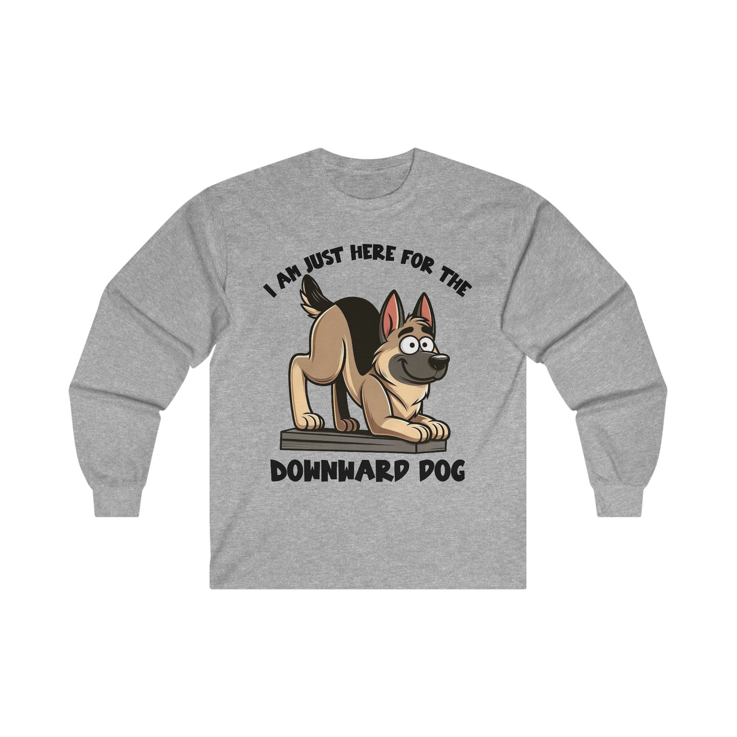 DownWard Dog Long Sleeve Shirt (20 colors) (German Shepherd)