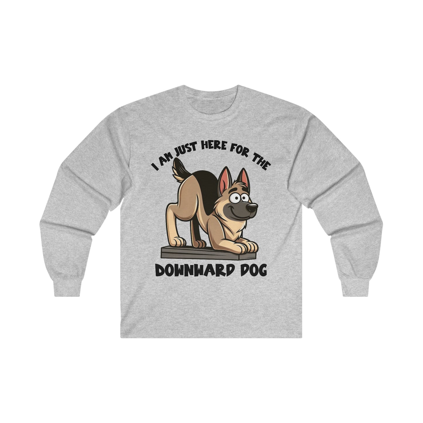 DownWard Dog Long Sleeve Shirt (20 colors) (German Shepherd)