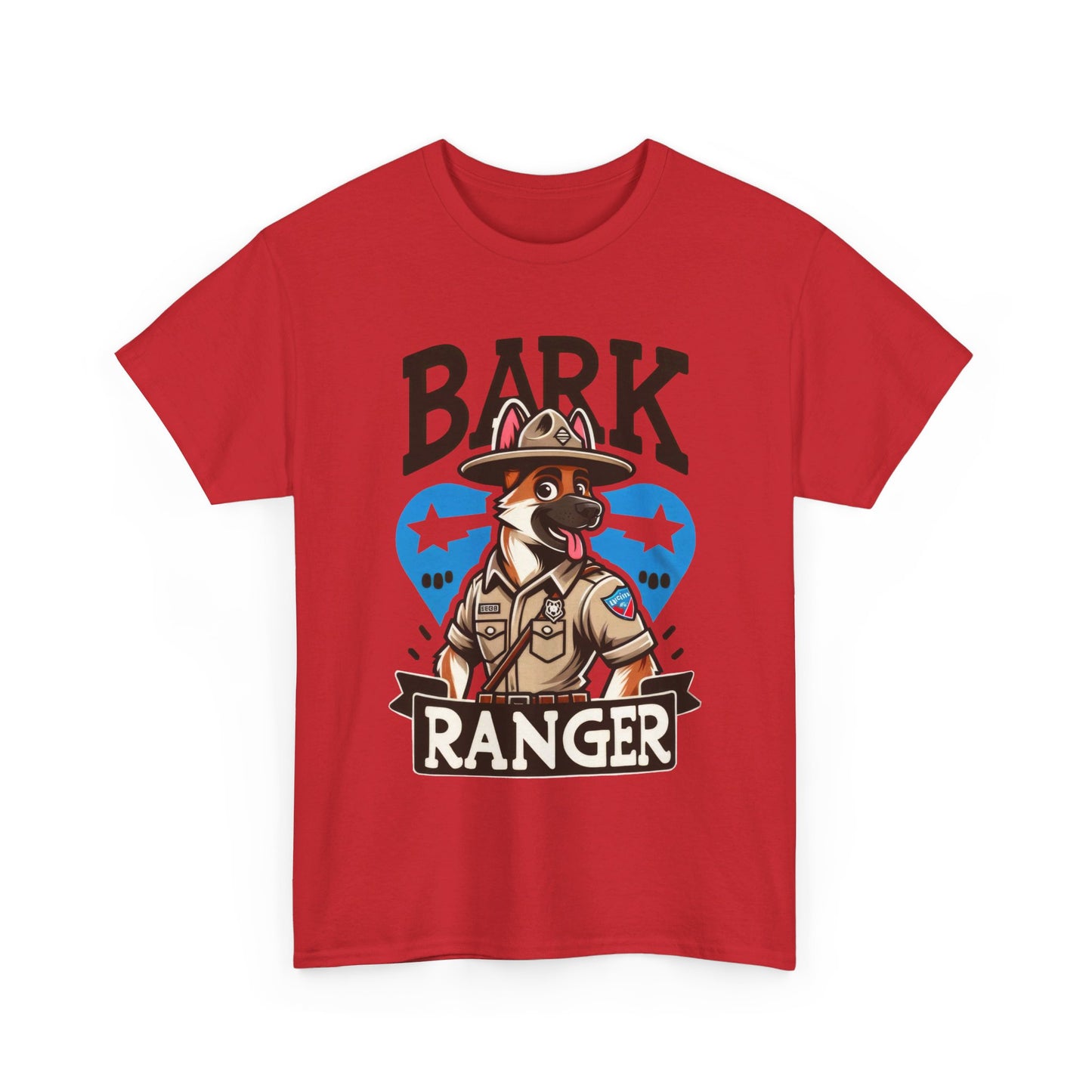 Bark Ranger On Duty T-Shirt (13 colors) (German Shepherd)