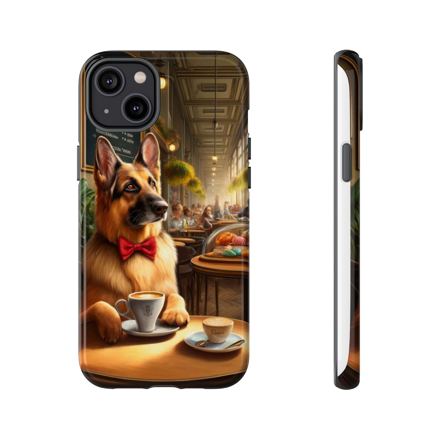 German Shepherd Drinking Phone Case