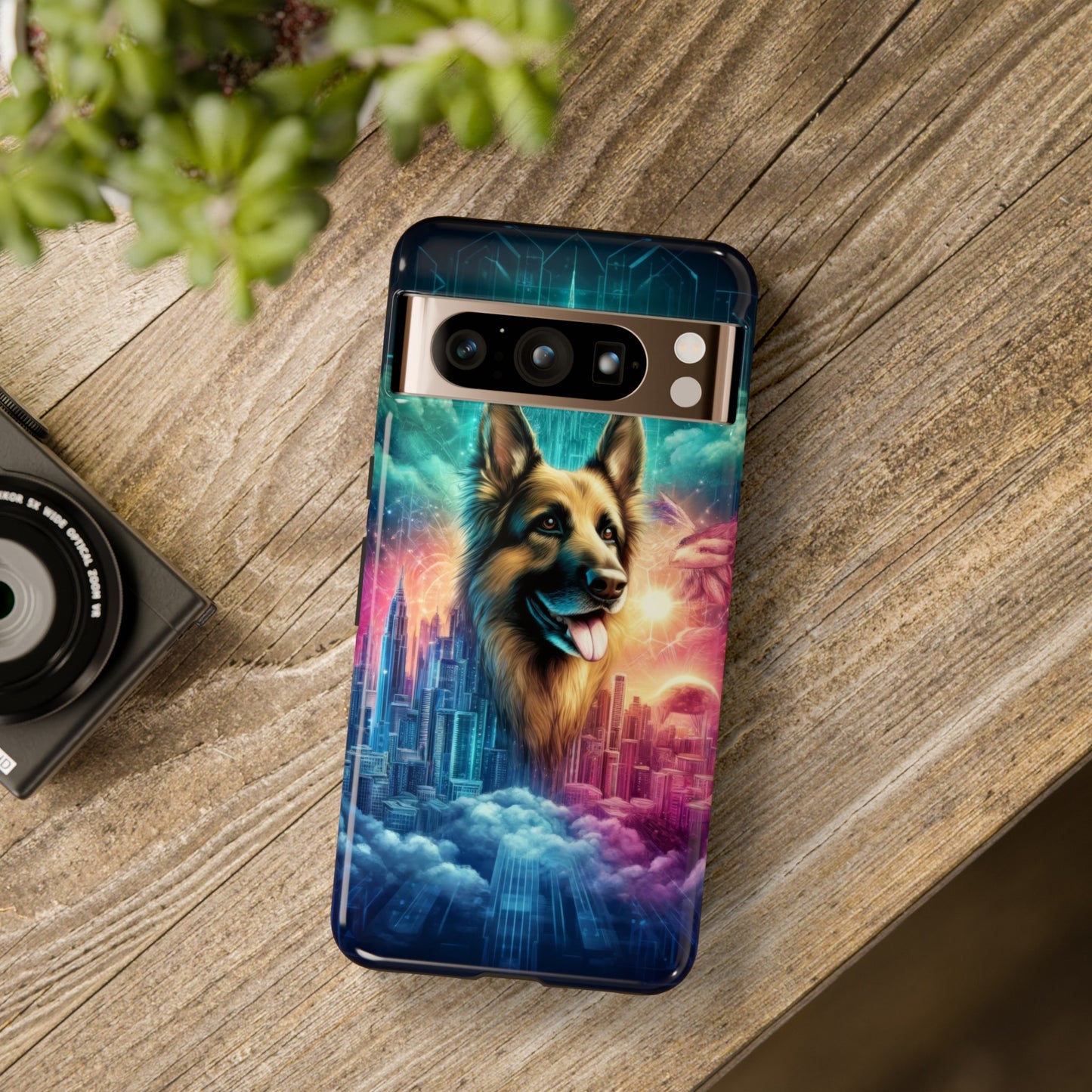 Dreamy fantasy German Shepherd Phone Case