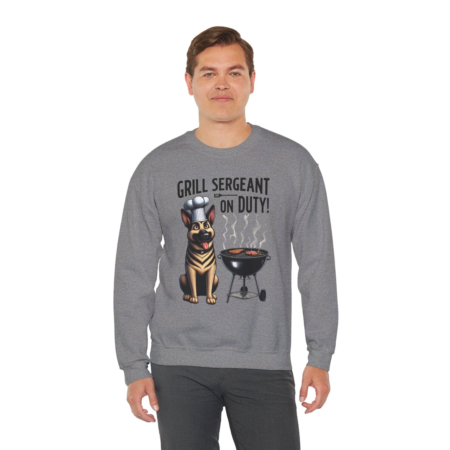 Grill Sergant Sweatshirt (10 colors) (German Shepherd)