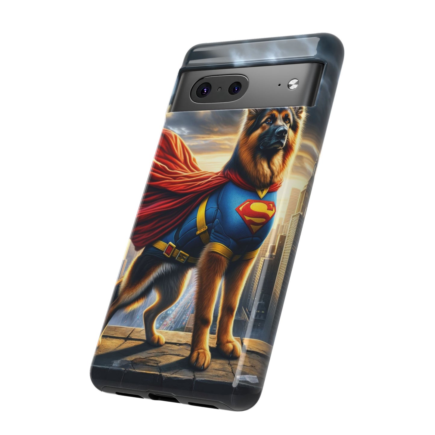 German Shepherd Superhero Phone Case