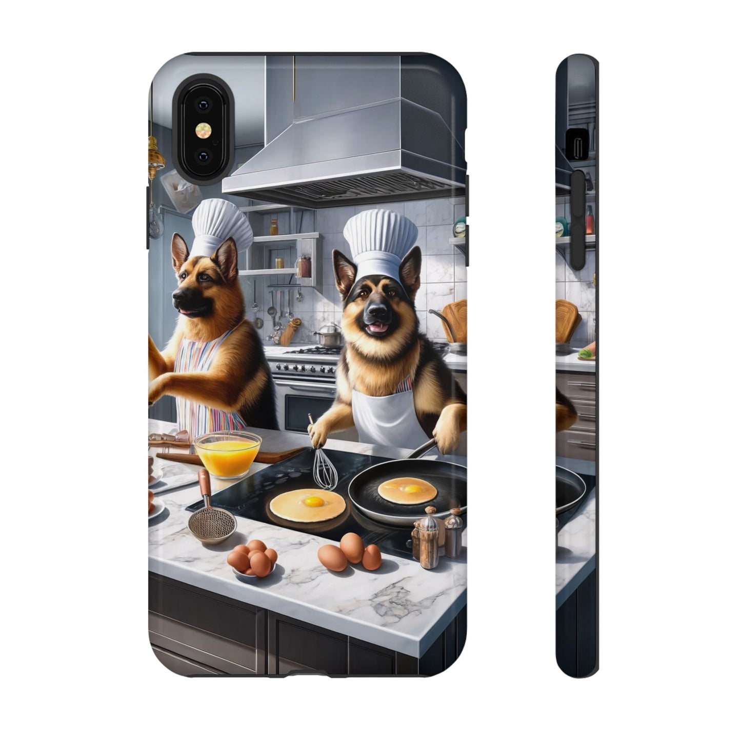 Cooking German Shepherds Tough Phone Case