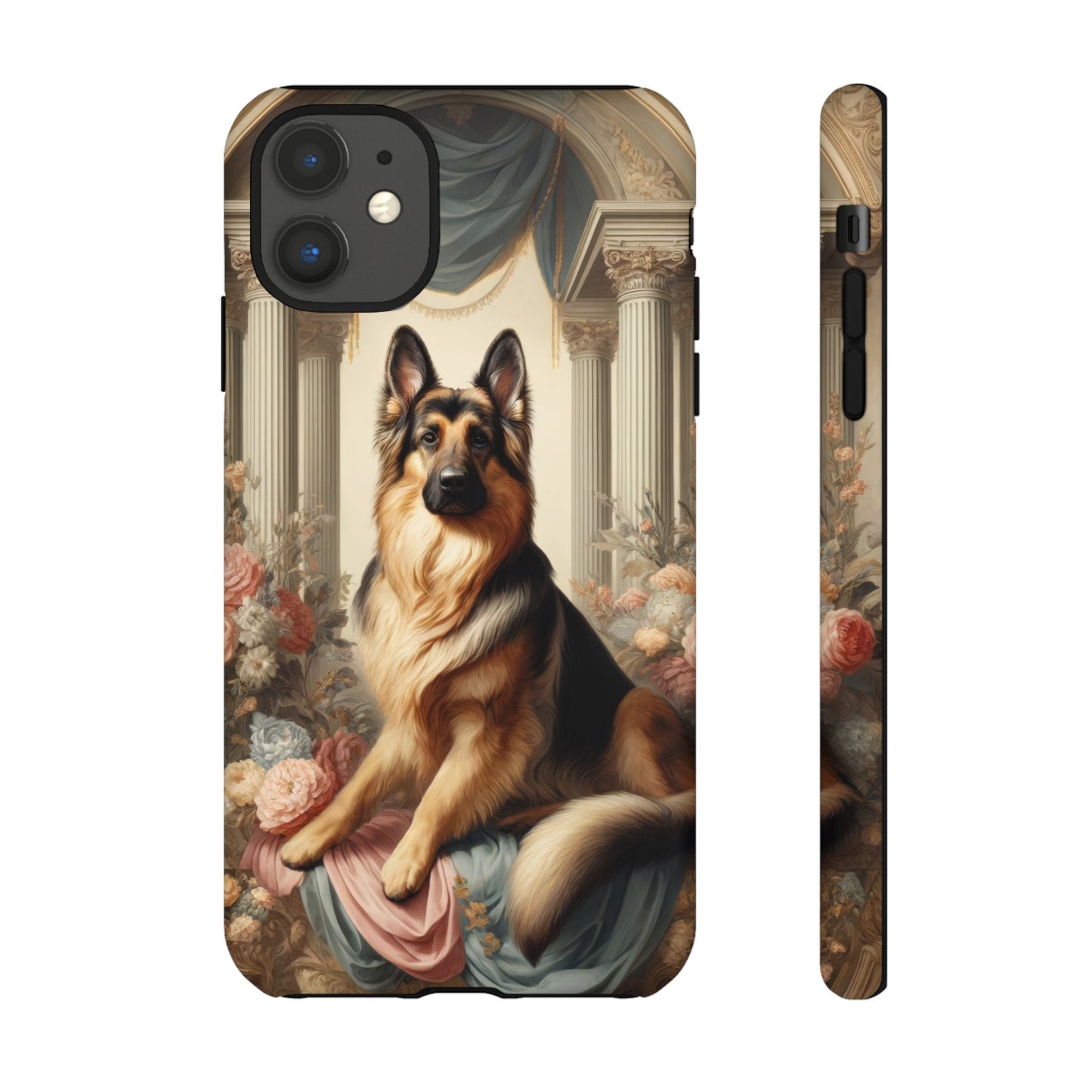 Neo-classical German Shepherd Phone Case