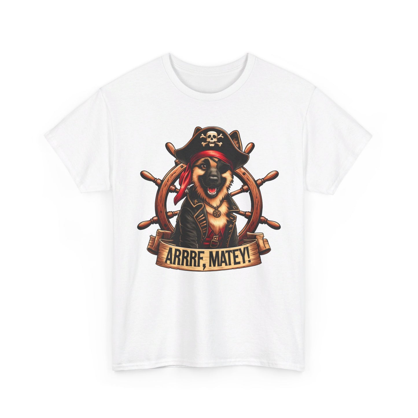 ARRRF, Matey T-Shirt (13 colors) (German Shepherd)