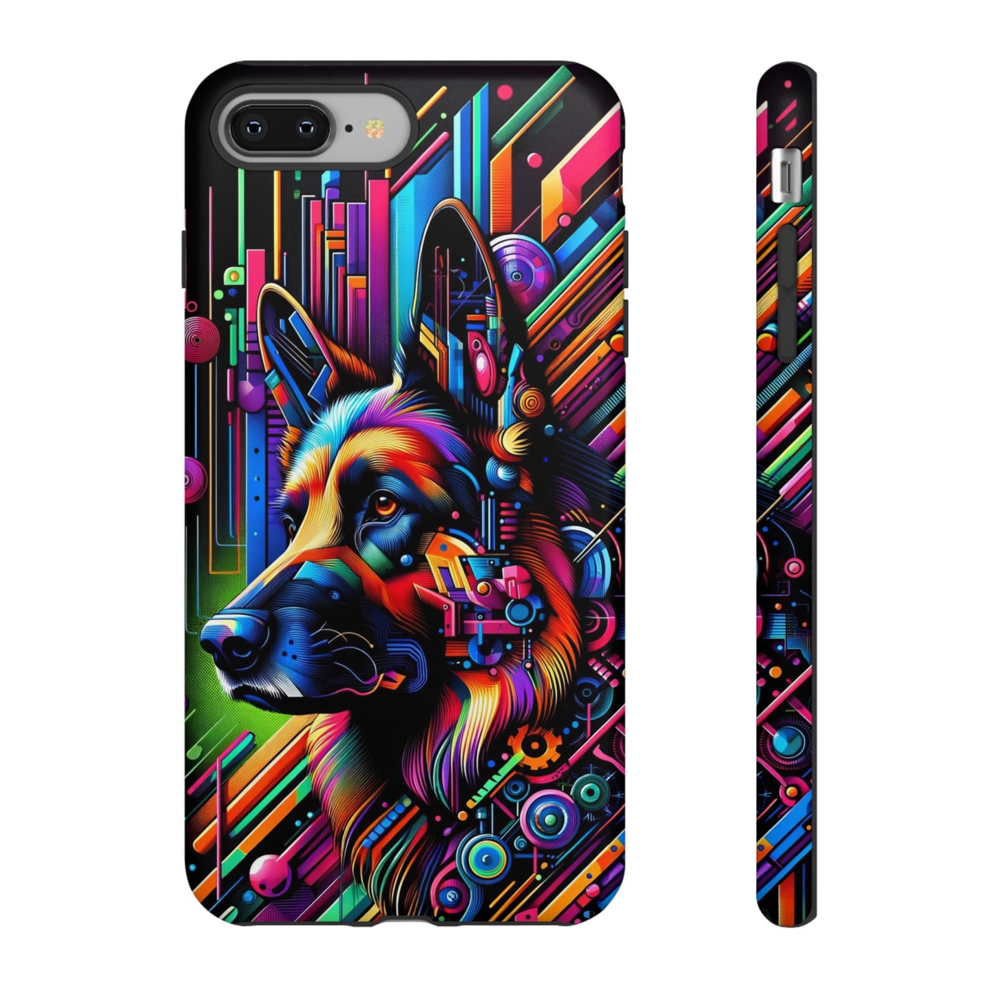 Constructivism and dadaism German Shepherd Phone Case