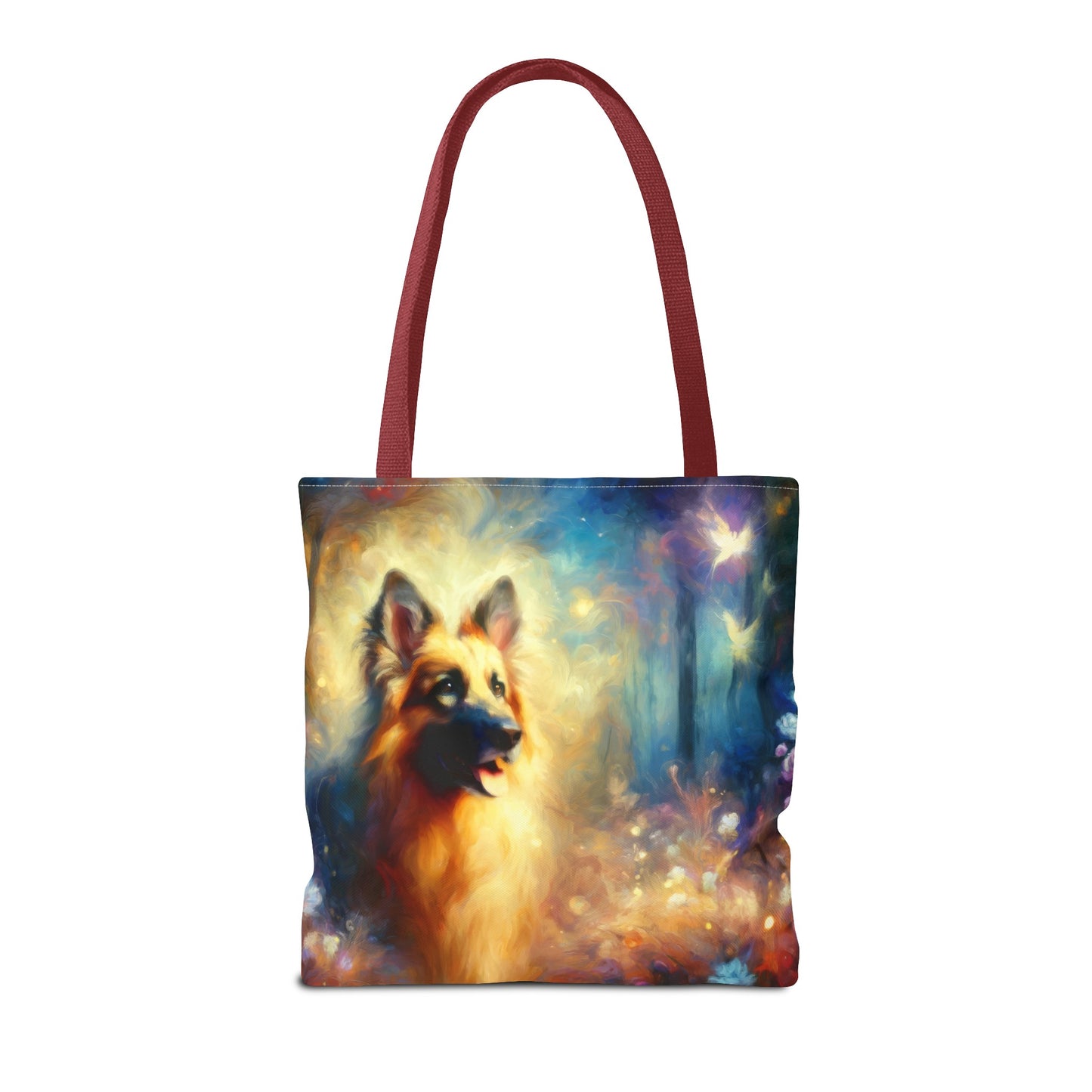 Fairy tale and impressionism German Shepherd Tote Bag