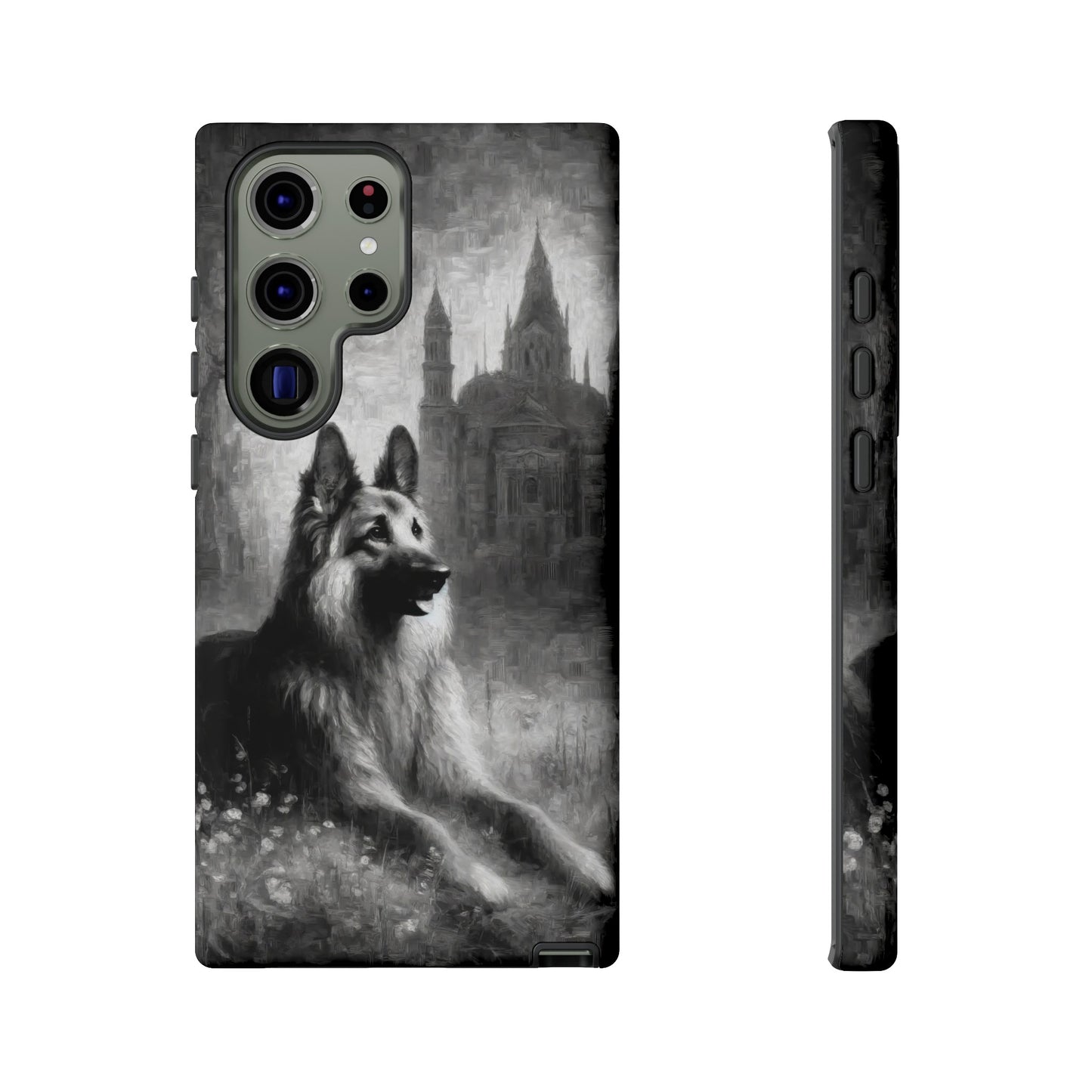 Neo-impressionism German Shepherd Phone Case