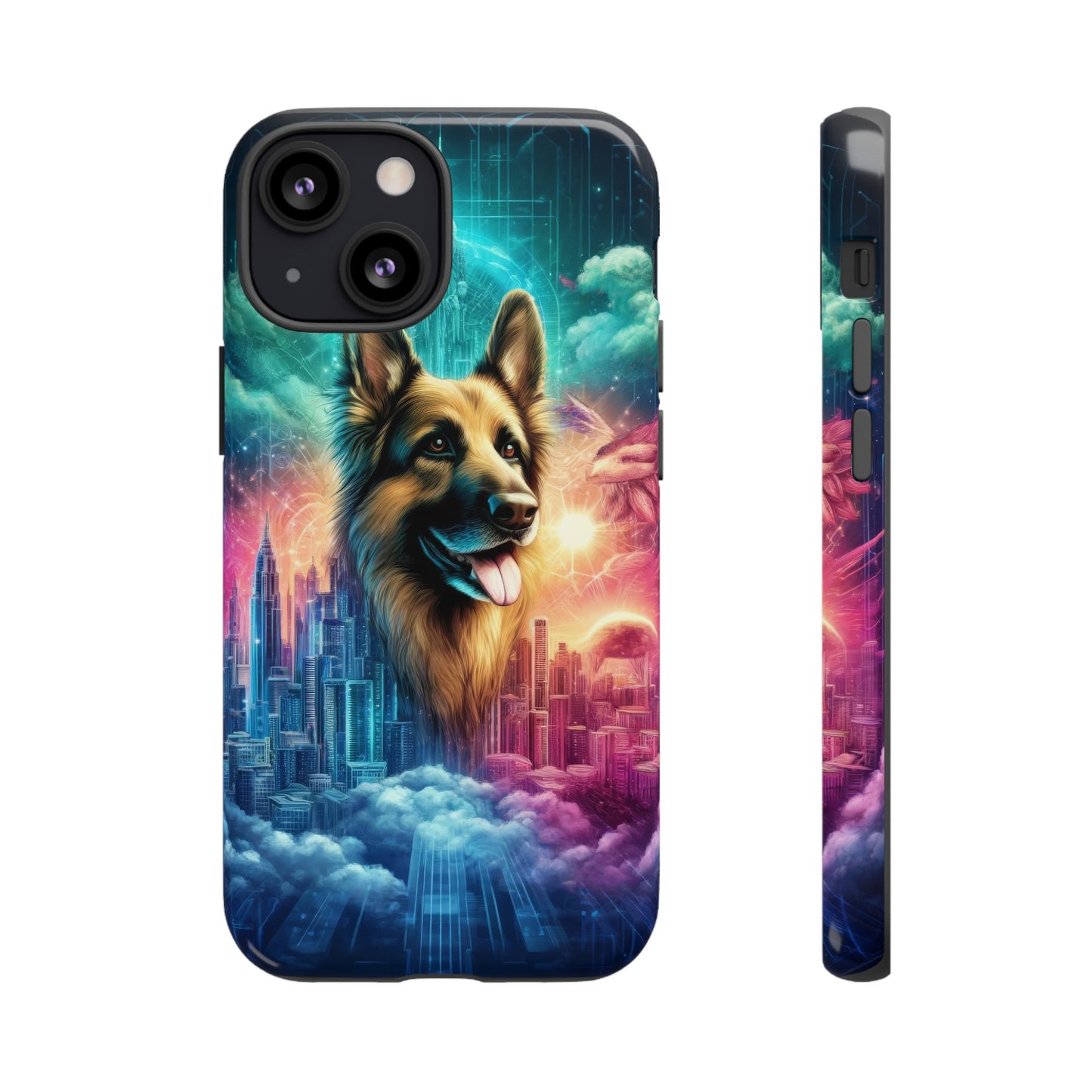 Dreamy fantasy German Shepherd Phone Case