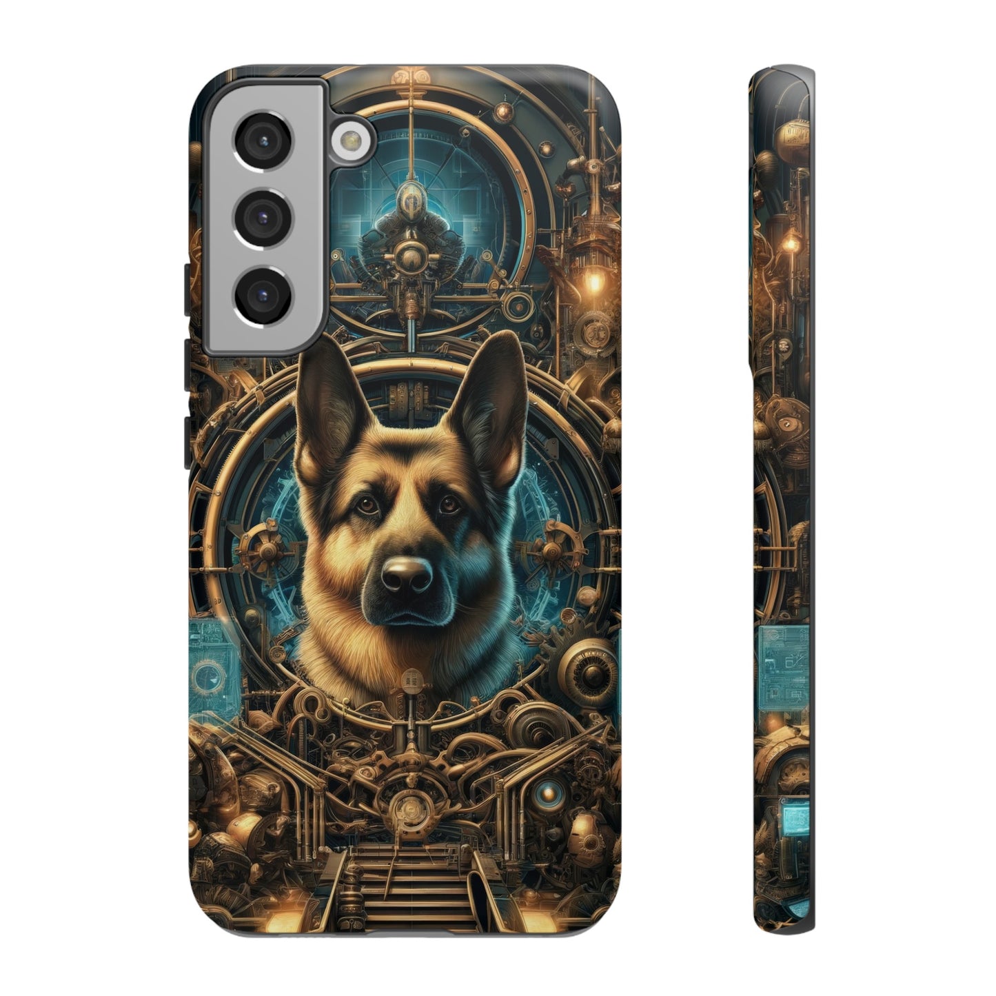 Steampunk Fantasy V2 German Shepherd Phone Case