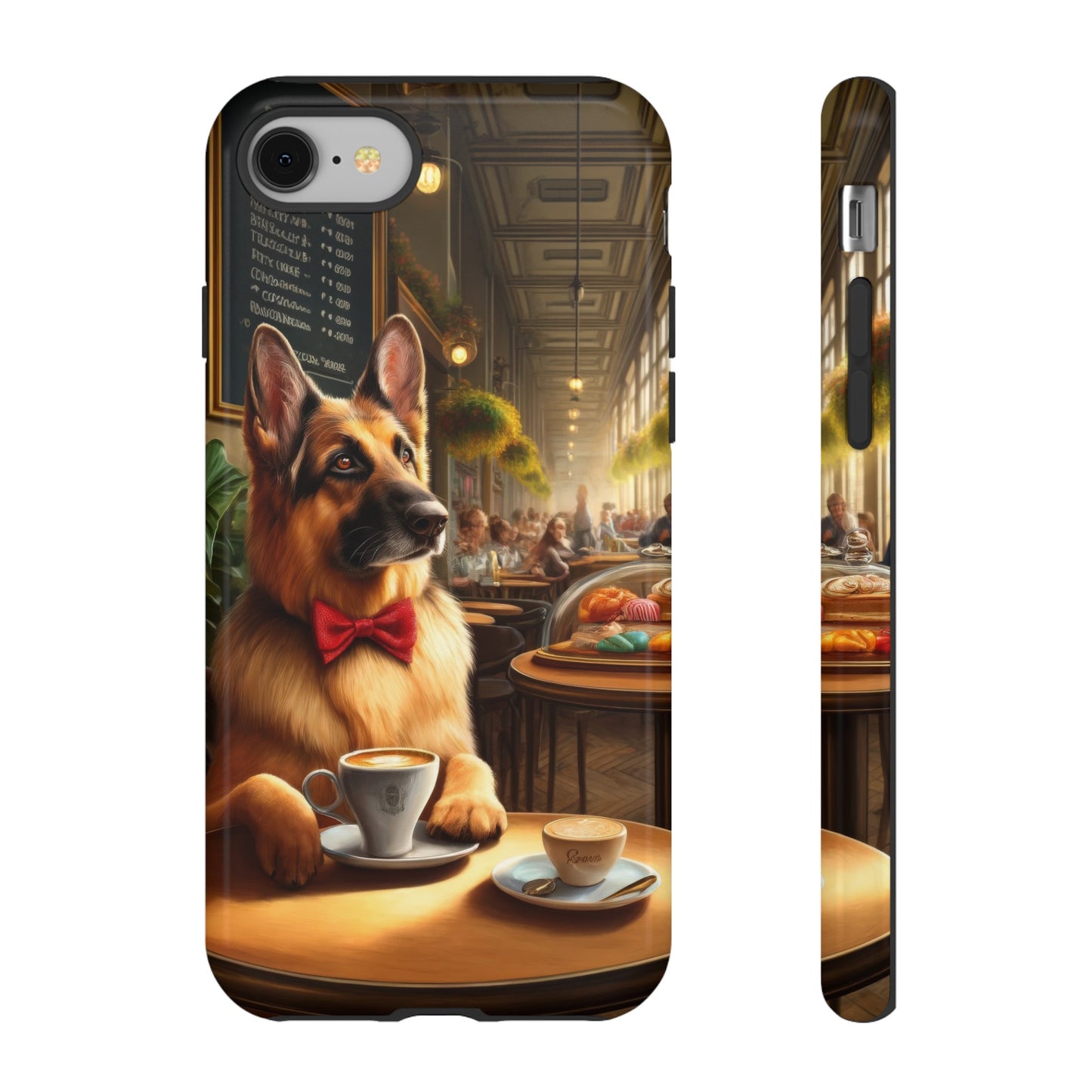 German Shepherd Drinking Phone Case