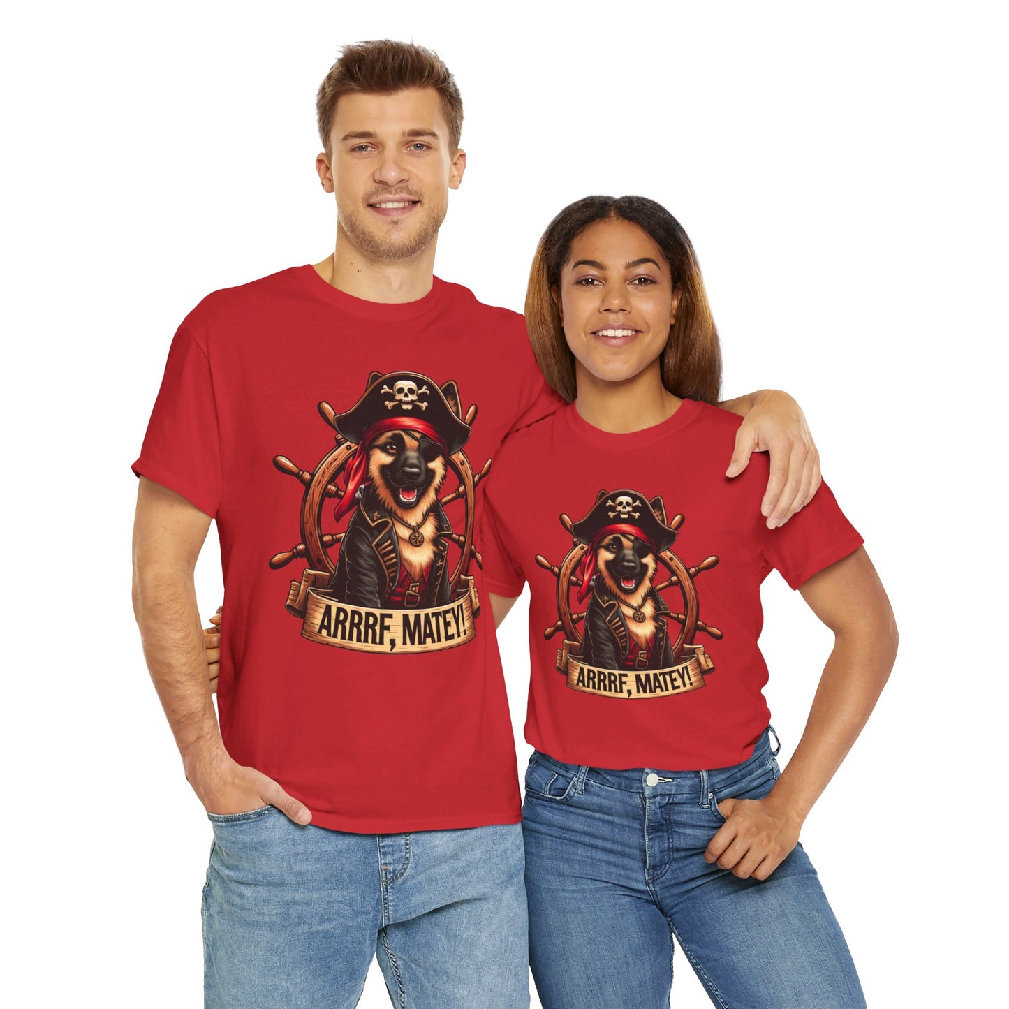 ARRRF, Matey T-Shirt (13 colors) (German Shepherd)