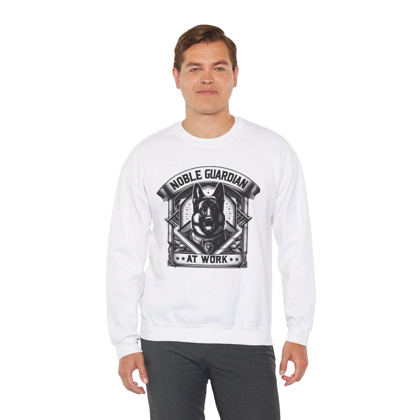 Noble Guardian At Work Sweatshirt (10 colors) (German Shepherd)