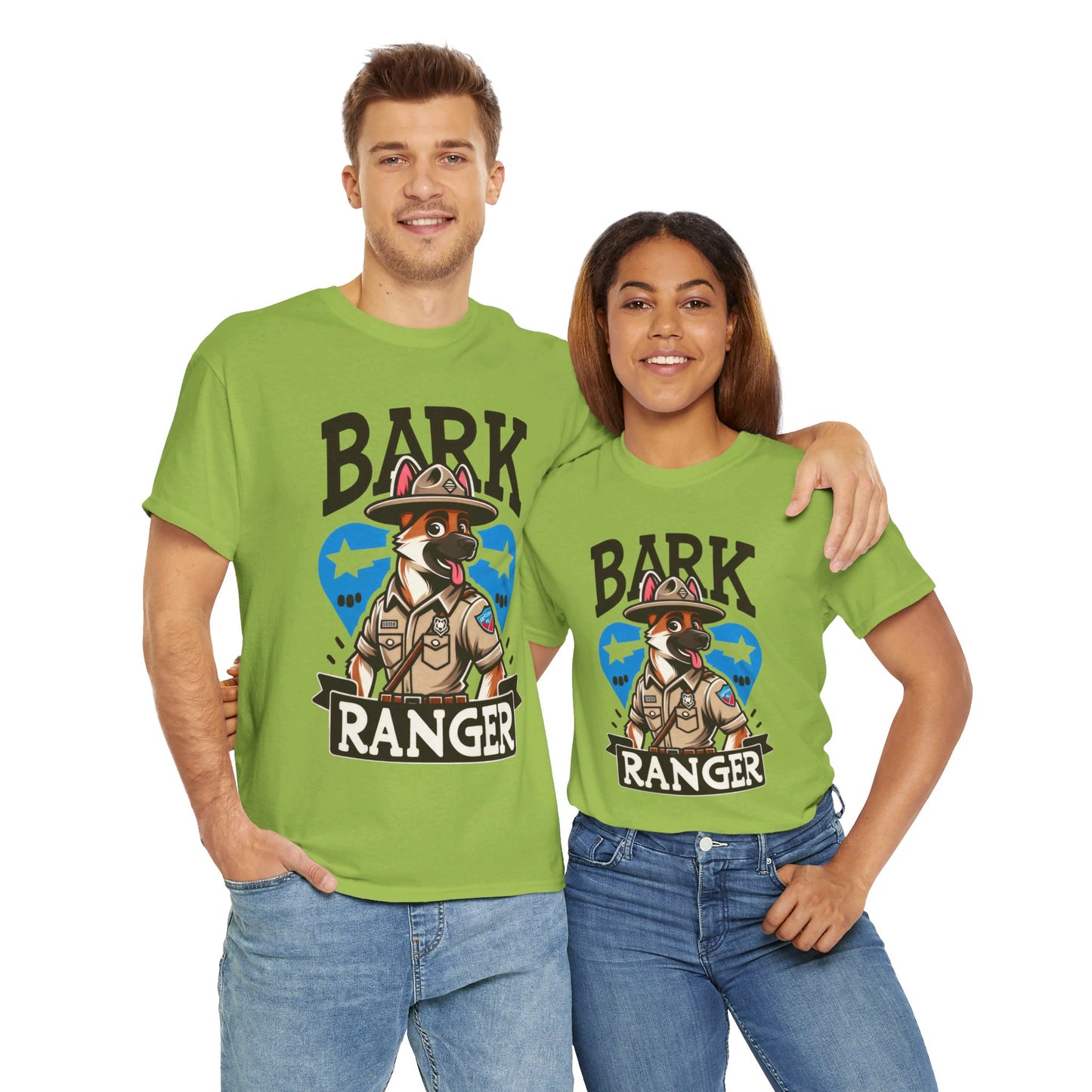 Bark Ranger On Duty T-Shirt (13 colors) (German Shepherd)