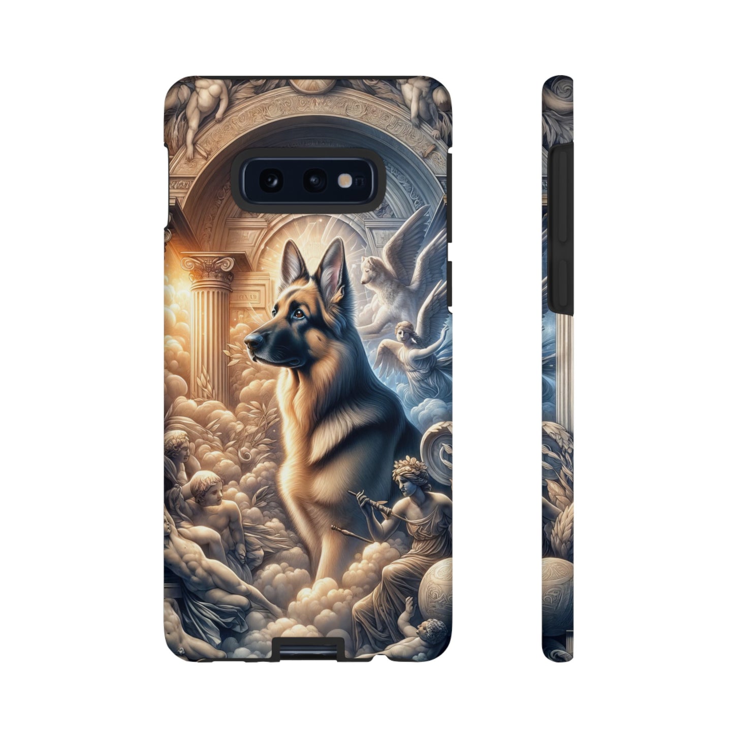 Neo-classicism and dreamy fantasy German Shepherd Phone Case