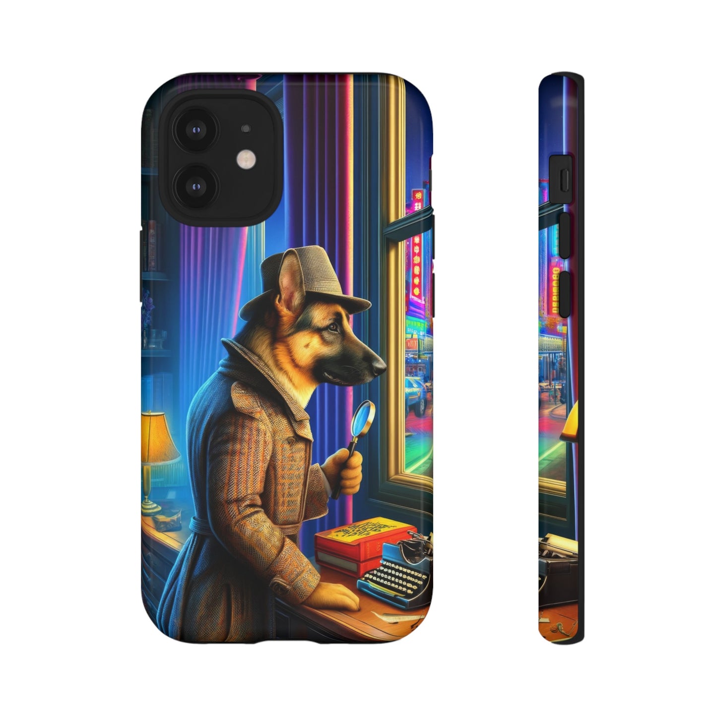 German Shepherd Detective Phone Case