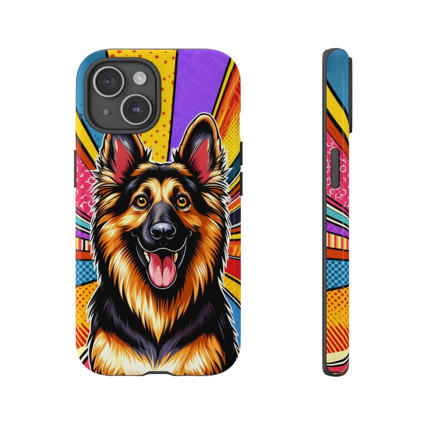 Anime style German Shepherd Phone Case