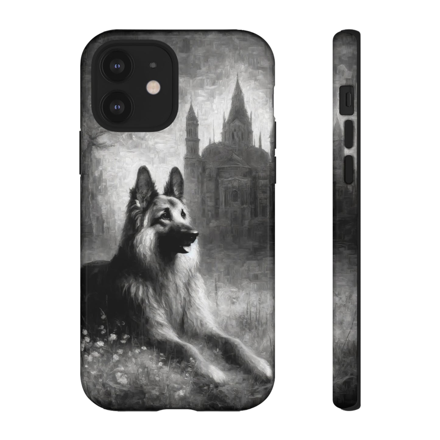 Neo-impressionism German Shepherd Phone Case