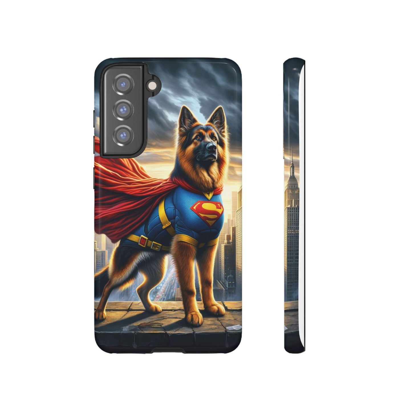 German Shepherd Superhero Phone Case