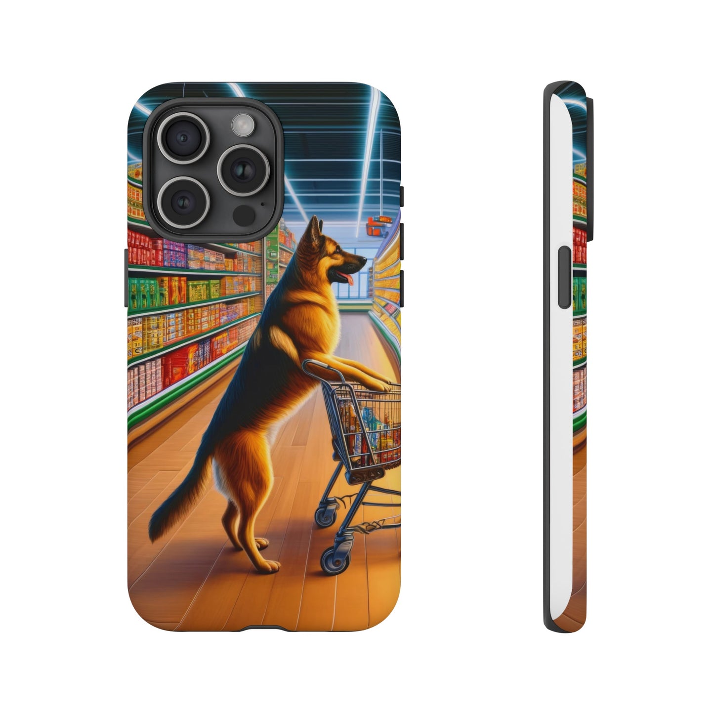 German Shepherd Shopping Phone Case